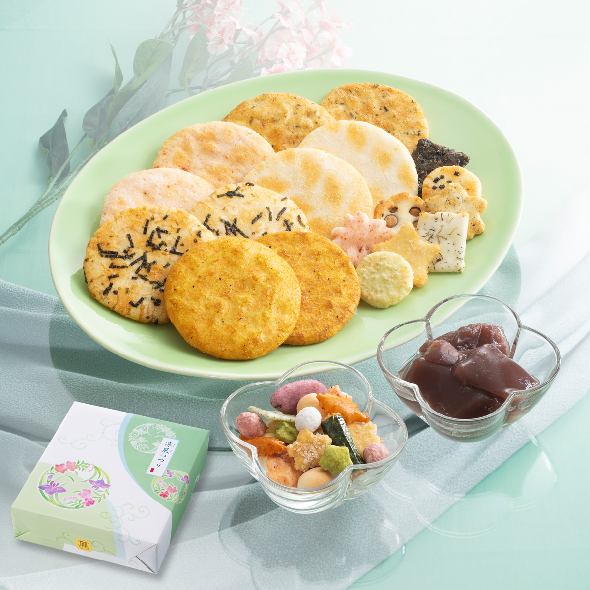 京都・宇治 式部郷｜せんべい・あられ・おかき・和菓子の通信販売