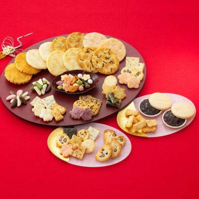 源氏十二単 京菓子福づくし風呂敷セット　| 御歳暮 冬ギフト