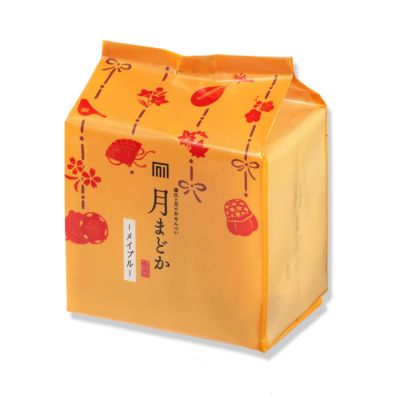 【秋季限定】大判煎餅「月まどか」 メイプル蜜がけ 11袋入