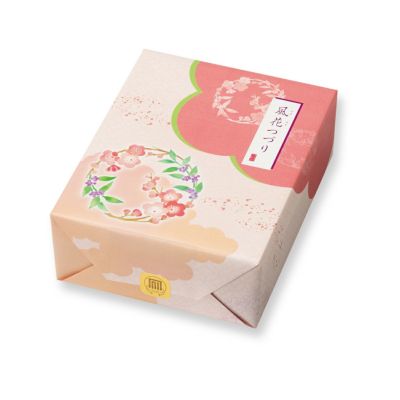 人気銘菓4種と限定チョコあられ入り「風花つづり」化粧箱 B (24袋入り)