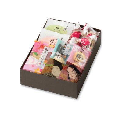  【冬季限定】人気銘菓3種と限定チョコあられ入り「風花つづり」化粧箱 K (20袋入り)