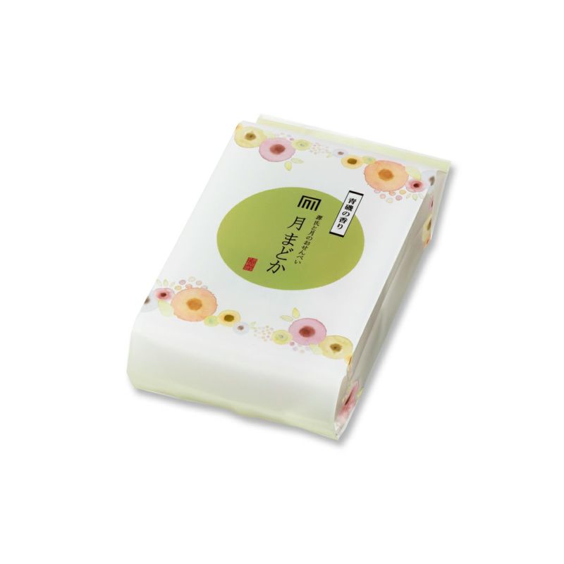 大判煎餅「月まどか」 青磯の香り ご愛食用 (10袋) ※熨斗・包装不可